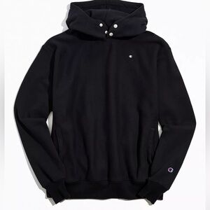 Champion Black Snap Hoodie